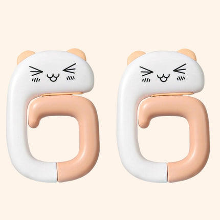 2 PCS Deskside Schoolbag Hook Removable Office Bag Hanger