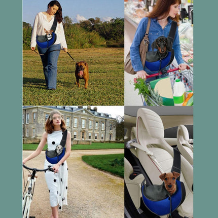 Pet Bag Widened Shoulder Strap Breathable Messenger Cat Bag,Size:, Small, Large - DealBuddy