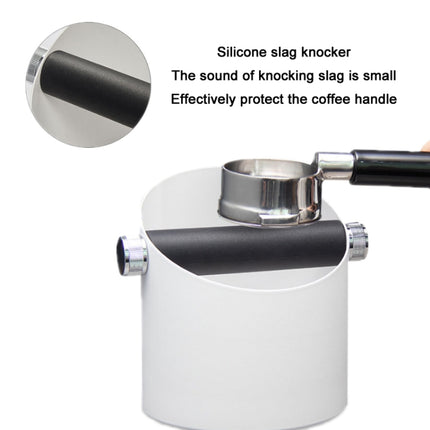 Coffee Waste Bin Milk Tea Residue Recycling Powder Box, White (Aluminum Alloy), Black (Aluminum Alloy), True Color (Stainless Steel), Black (45 Steel) - DealBuddy