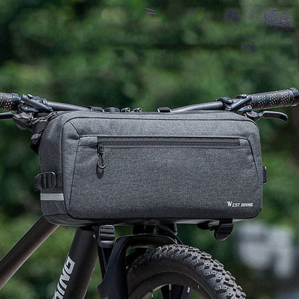 WEST BIKING YP0707301 Mountain Bike Handlebar Bag Multifunctional Large Capacity Head Bag - DealBuddy