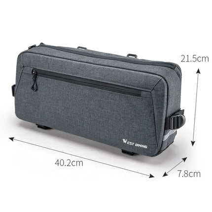 WEST BIKING YP0707301 Mountain Bike Handlebar Bag Multifunctional Large Capacity Head Bag - DealBuddy