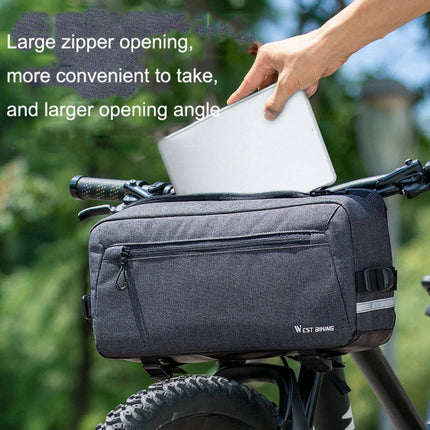 WEST BIKING YP0707301 Mountain Bike Handlebar Bag Multifunctional Large Capacity Head Bag - DealBuddy
