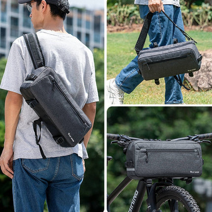 WEST BIKING YP0707301 Mountain Bike Handlebar Bag Multifunctional Large Capacity Head Bag - DealBuddy