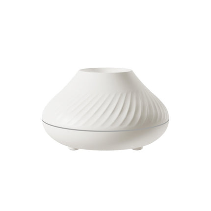 DQ705 Volcanic Flame Aroma Diffuser Essential Oil Lamp Air Humidifier with Color Night Light, DQ705(Beige), DQ705(Black) - DealBuddy