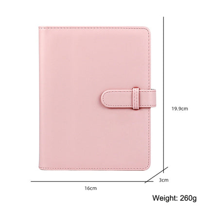 CAIUL 3 Inch PU Leather Photo Album Photo Collection Commemorative Book, Cherry Pink, Clove Purple, Qingkong Blue - DealBuddy