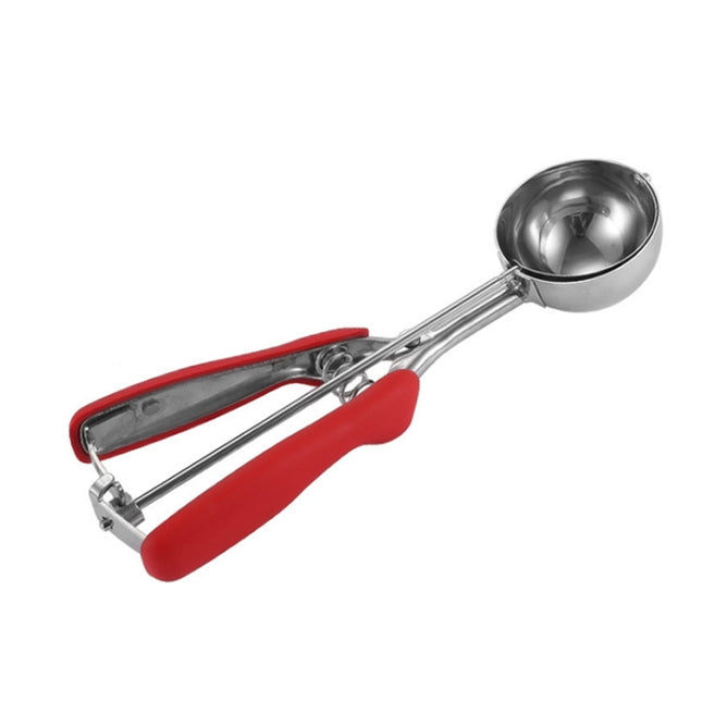 304 Stainless Steel Silicone Handle Ice Cream Scoop, Diameter, 4cm, 5cm, 6cm - DealBuddy