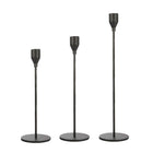 3 PCS / Set Home Decoration Wedding Wrought Iron Candle Holder, Style:, 3 PCS / Set Thin Bottom (Black), 3 PCS / Set Thin Bottom (Imitation Gold), 3 PCS / Set Thin Bottom (Silver), 3 PCS / Set Thin Bottom (Gold), 3 PCS / Set Thick Bottom (Black)       ...