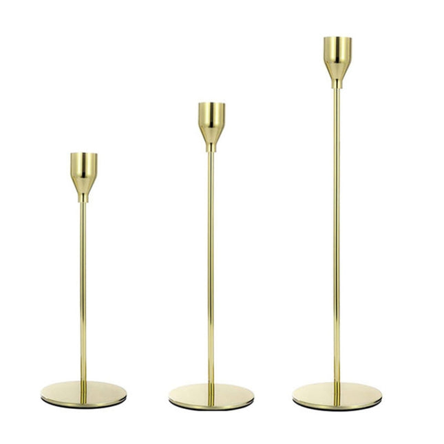 3 PCS / Set Home Decoration Wedding Wrought Iron Candle Holder, Style:, 3 PCS / Set Thin Bottom (Imitation Gold), 3 PCS / Set Thin Bottom (Silver), 3 PCS / Set Thin Bottom (Gold), 3 PCS / Set Thick Bottom (Black), 3 PCS / Set Thick Bottom (Gold)       ...