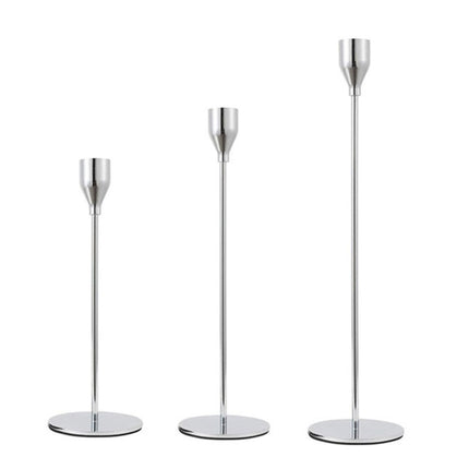 3 PCS / Set Home Decoration Wedding Wrought Iron Candle Holder, Style:, 3 PCS / Set Thin Bottom (Imitation Gold), 3 PCS / Set Thin Bottom (Silver), 3 PCS / Set Thin Bottom (Gold), 3 PCS / Set Thick Bottom (Black), 3 PCS / Set Thick Bottom (Gold)       ...