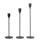 3 PCS / Set Home Decoration Wedding Wrought Iron Candle Holder, Style: