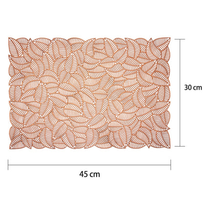 Hollow PVC Table Top Durable Insulated Placemat
