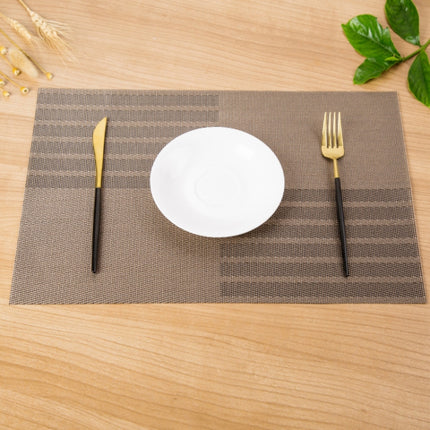 2 PCS PVC Table Top Thermal Insulation Placemat