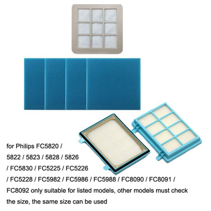 For Philips Vacuum Cleaner FC5823 / FC5826 / FC5830 / FC5832 Accessories