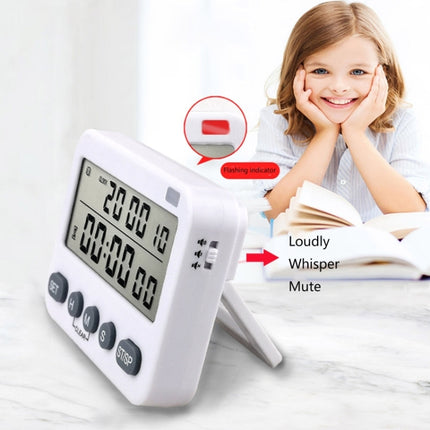 YS-218 Digital Timer 99-Hour Positive Countdown Reminder, Style:, No Vibration, With Vibration - DealBuddy