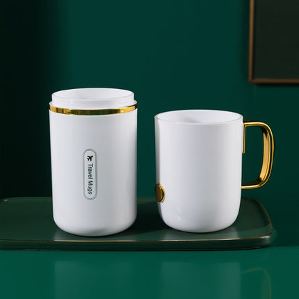 JM043 Home Mouthwash Cup Set Couple Convenient Travel Toothbrush Box, Style: