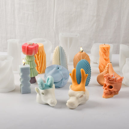 Geometric Scented Candle Silicone Mold