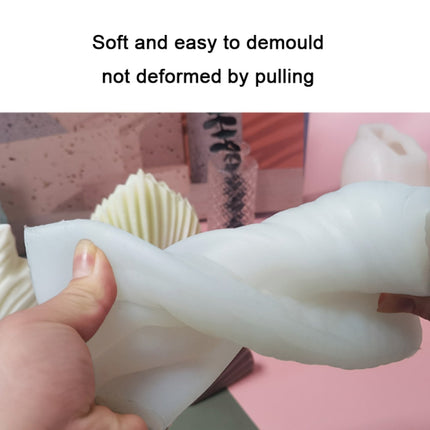 Scallop DIY Scented Candle Silicone Mold