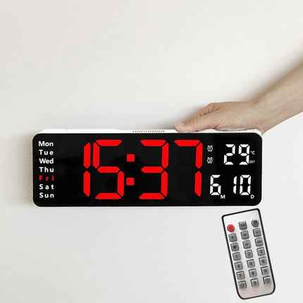 6629 13 Inch Multifunctional LED Living Room Large Screen Wall Clock, 13 Inch White Shell Red Light, 13 Inch Black Shell Orange Light, 13 Inch Black Shell Green Light, 13 Inch Black Shell Red Light, 13 Inch White Shell Orange Light                     ... - DealBuddy