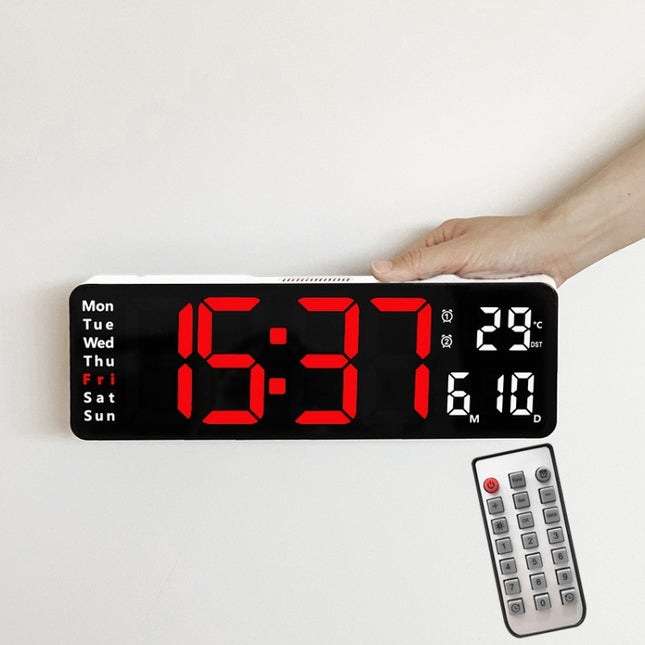 6629 13 Inch Multifunctional LED Living Room Large Screen Wall Clock, 13 Inch White Shell Red Light, 13 Inch Black Shell Orange Light, 13 Inch Black Shell Green Light, 13 Inch Black Shell Red Light, 13 Inch White Shell Orange Light                     ... - DealBuddy