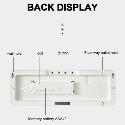 6629 13 Inch Multifunctional LED Living Room Large Screen Wall Clock, 13 Inch White Shell Red Light, 13 Inch Black Shell Orange Light, 13 Inch Black Shell Green Light, 13 Inch Black Shell Red Light, 13 Inch White Shell Orange Light                     ... - DealBuddy
