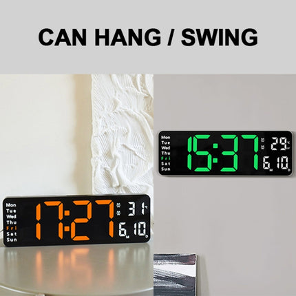 6629 13 Inch Multifunctional LED Living Room Large Screen Wall Clock, 13 Inch White Shell Red Light, 13 Inch Black Shell Orange Light, 13 Inch Black Shell Green Light, 13 Inch Black Shell Red Light, 13 Inch White Shell Orange Light                     ... - DealBuddy