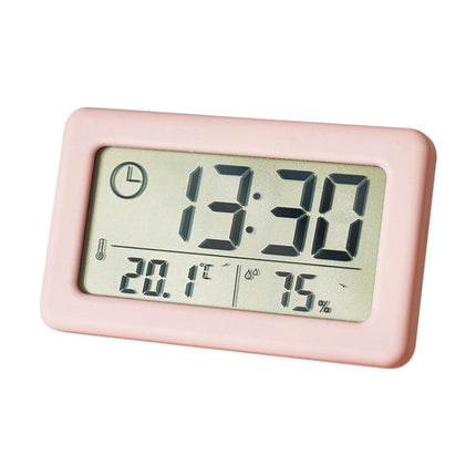 YD005 Mini Light and Thin LCD Screen Temperature/Humidity Meter Electronic Clock