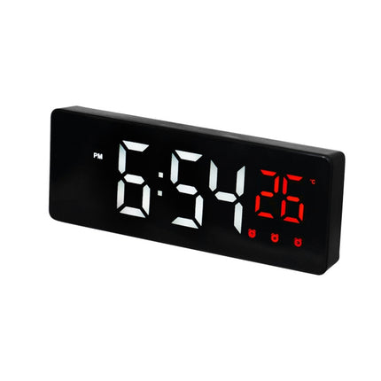 0715 Voice-activated LED Mute Date Temperature Display Electronic Clock