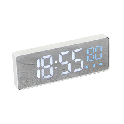 0715 Voice-activated LED Mute Date Temperature Display Electronic Clock