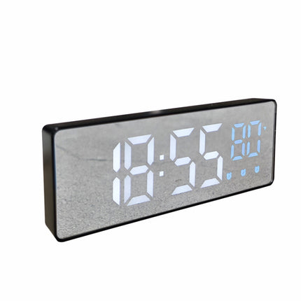 0715 Voice-activated LED Mute Date Temperature Display Electronic Clock