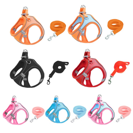 TM050 Pet Chest Strap Vest Type Breathable Reflective Traction Rope, XXXS, XXS, XS, S, M, L - DealBuddy