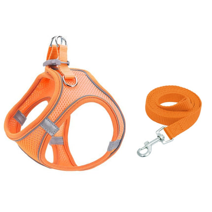 TM050 Pet Chest Strap Vest Type Breathable Reflective Traction Rope, XXXS, XXS, XS, S, M, L - DealBuddy