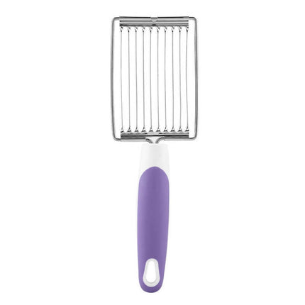 Tomato Luncheon Meat Slicer Non-slip Stainless Steel Fruit Cutter, Fruit Cutter(Orange), Fruit Cutter(Purple), Fruit Cutter(Blue), Fruit Cutter(Green) - DealBuddy
