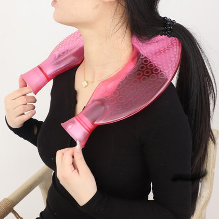 U-shaped PVC Hot Compress Shoulder And Neck Explosion-proof Water Injection Hot Water Bag