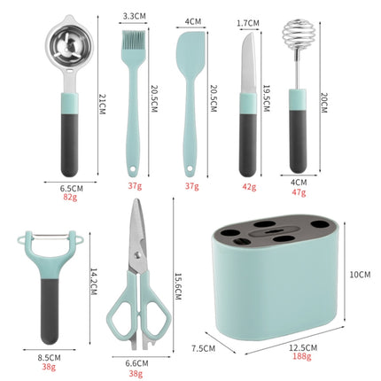 Stainless Steel Peeler Kitchen Gadgets Set With Storage Holder