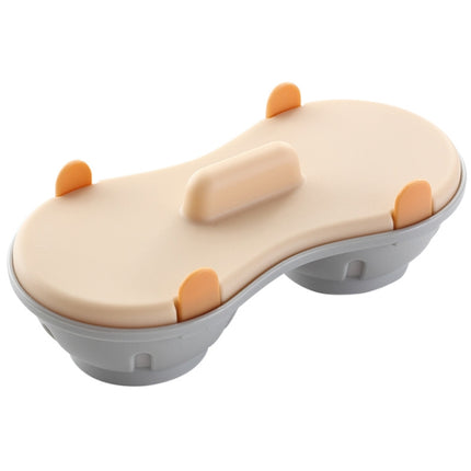 Two-compartment Steamed Egg Box Microwave Steamed Egg Plate  Egg Mold - DealBuddy