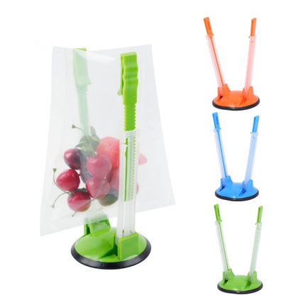 Baggy Rack Holder For Food Prep Bag Plastic Freezer Bag Ziplock Bag Holder Stand, Green, Blue, Orange - DealBuddy