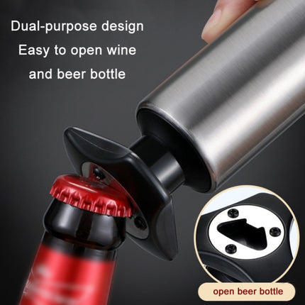 Kitchen Stainless Steel Wine Bottle Opener Household Tools, True Color, Black - DealBuddy