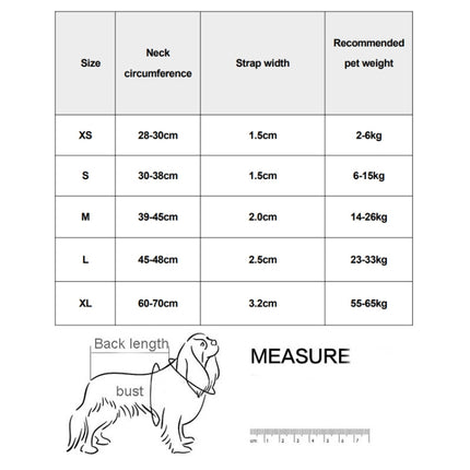 Honeycomb Net Dog Collar Neck Collar Breathable Reflective Anti-Strangle Collar, XS, S, M, L, XL - DealBuddy