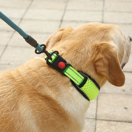 Honeycomb Net Dog Collar Neck Collar Breathable Reflective Anti-Strangle Collar, XS, S, M, L, XL - DealBuddy