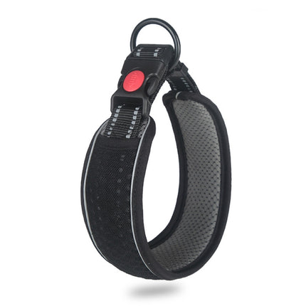 Honeycomb Net Dog Collar Neck Collar Breathable Reflective Anti-Strangle Collar, XS, S, M, L, XL - DealBuddy