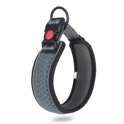 Honeycomb Net Dog Collar Neck Collar Breathable Reflective Anti-Strangle Collar, XS, S, M, L, XL - DealBuddy