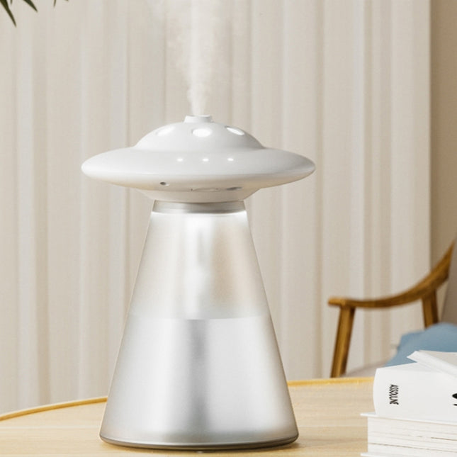 FX-041 USB Charging UFO Shape Night Light Humidifier, Ivory White, Ocean Green, Light Blue - DealBuddy