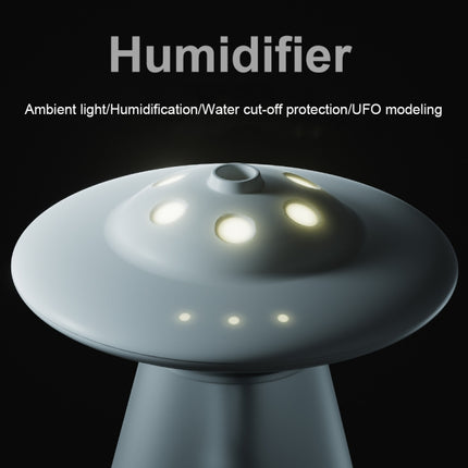 FX-041 USB Charging UFO Shape Night Light Humidifier, Ivory White, Ocean Green, Light Blue - DealBuddy