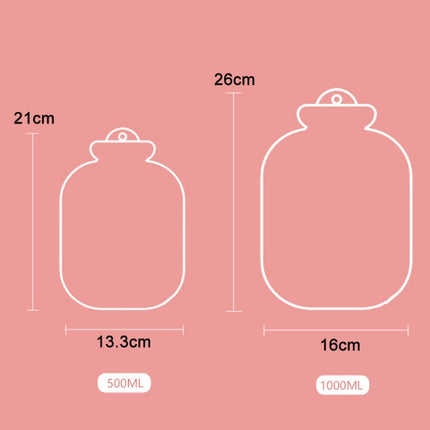 Cartoon Plush Portable Water Jection Mini Hot Water Bag