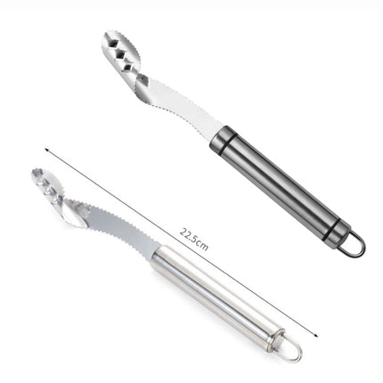 10 PCS Stainless Steel Pepper Seed Decator Fruit Kernel Knife, Round Handle, Diplonema Handle - DealBuddy