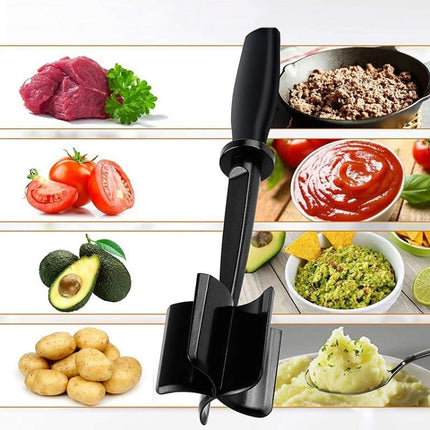 Meat Chopper Hand Held Stirring Grinder, Green, Black, Red - DealBuddy