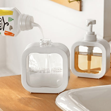 Transparent Hand Sanitizer Split Bottle Plastic Press Type Emulsion Bottle