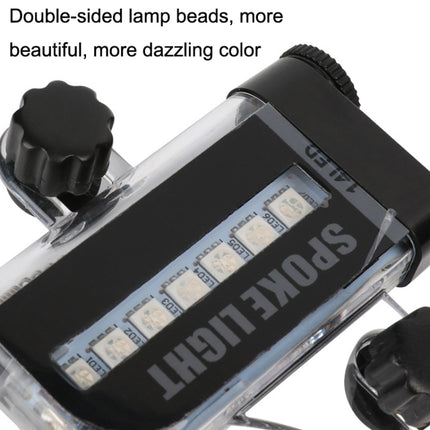 Bike Double-Sided Hot Wheels Mountain Bike Steel Wire Colorful Spokes Lamp - DealBuddy