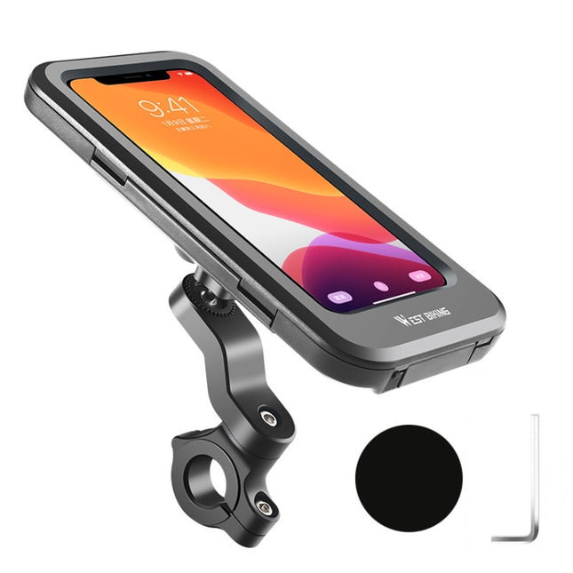 WEST BIKING Bicycle Riding Waterproof and Shockproof Phone Bracket, Style: - DealBuddy