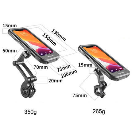 WEST BIKING Bicycle Riding Waterproof and Shockproof Phone Bracket, Style: - DealBuddy